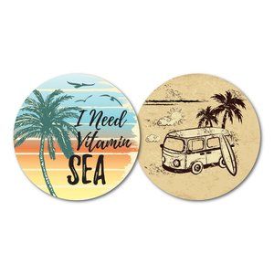 Set of 10 Luxury Paper Coasters - Vitamin SEA